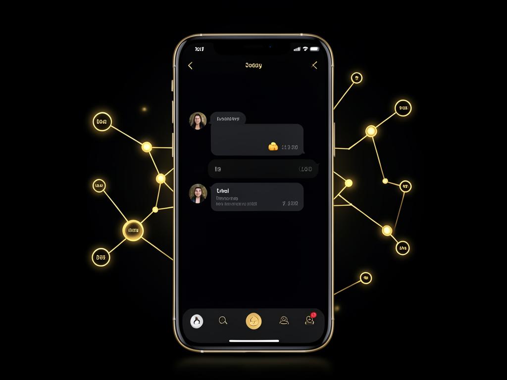 Mockup conceitual: Automação inteligente no Instagram